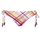 Roxy Plaid Paradise 70's Lowrider Tie Side Bikini Bottom - Women's