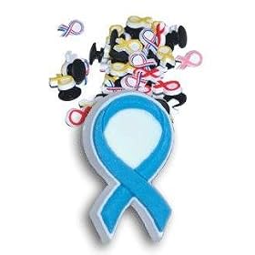 Awareness Ribbon Shoe Charms- Red