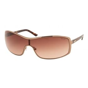 POLO RALPH LAUREN RA4007 104/13 BROWN/TORTOISE BROWN GRADIENT METAL SUNGLASSES.