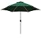Lighted Market Umbrella Hunter Green - 9'