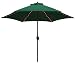 Outdoor Living : Tropi-Light Lighted Umbrella - Hunter Green (9')