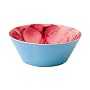 Present Time Ice cream Bowl Melamine plastic diameter 14.5cm blue base strawberry flavour