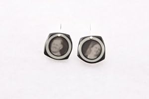 Earrings: Carved Dangle