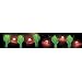 Cactus and Sombrero Mexican Fiesta String Lights - Set of 10