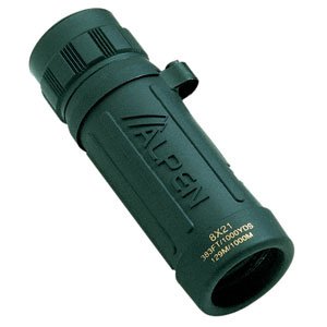 8x21 Monocular Green Rubber Covered by Alpen