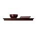 24 Straight Ledge Wall Shelf - Mahogany