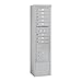 Salsbury Industries 3915S-08AFU Free Standing Horizontal 4C Mailbox, Aluminum