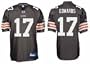 Braylon Edwards Cleveland Browns #17 Authentic Reebok NFL Football Jersey (Brown)
