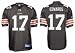 Braylon Edwards Cleveland Browns #17 Authentic Reebok NFL Football Jersey (Brown)