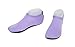 Freely Barefoot Water Skin Shoes Aqua Socks for Beach Swim Surf Yoga Exercise Violet 5. XL (US M:7.5~9, W:8.5~10)