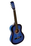 Austin Bazaar 38 Inch Black Acoustic Guitar with Gig Bag and Accessories