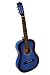 Austin Bazaar 38 Inch Black Acoustic Guitar with Gig Bag and Accessories