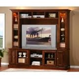 Entertainment Center - 2 Piece Set in Merlot Oak - Coaster
