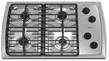 Whirlpool 32in. Sealed Burner Gas Cooktop SCS3017RS