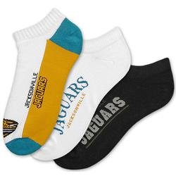 Buy For Bare Feet Jacksonville Jaguars Mens Sock 3-Pack - Jacksonville Jaguars Large