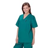 Unisex Solid Scrub Top - 1 Pocket, Nursing scrub, Medical Uniforms (UXT01)