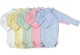 Under the Nile Organic Cotton Onesie - Long Sleeved, Blue 3-6m