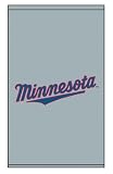 Roller & Solar Shades MLB Minnesota twins Jersey Logo - Grey Bac