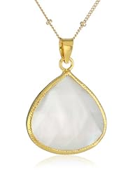 Coralia Leets Jewelry Design Pearl White Mother-Of-Pearl Doublets Necklace