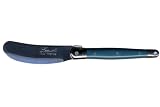 Laguiole Set of Two Canape Knives, Cornflower
