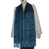 Silk and Viscose Scarfs Dress Accessories Silk and Viscose India Clothing 20