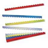 Trend T92901 Sparkle terrific trimmers variety pack, 2-1/4x39, 4 asstd colors, 40 borders/pk