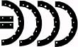 Snow Thrower Paddle set For MTD 21" Snow Blowers 731-0782, 731-0781, 731-0780, 753-0613. 6 Piec Set.