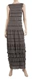 TIERED  RUFFLED DOUBLEKNIT DRESS