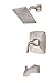 Pfister LG89-8BSK  Bronson 1-Handle Tub & Shower Trim in Brushed Nickel (Renewed)