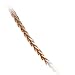 14k Two Tone Rose and White Gold 1.0mm Wheat Chain Necklace - 18