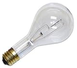 Tools & Hardware : 500 watt 120 volt PS35 Mogul Screw (E39) Base Clear Incandescent Sylvania Light Bulb