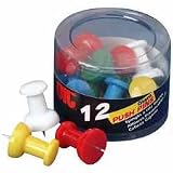 OIC92902 - Giant Push Pins, For Visual Impact , Assorted Colors