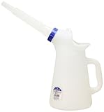 AZ(エーゼット) オイルジョッキ4L [ポリジョッキ/ポリジョッキー/オイルジョッキ] フタ&こし網付き PJ014