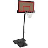 Portable Basketball Backboard - Red/ Gold (44')