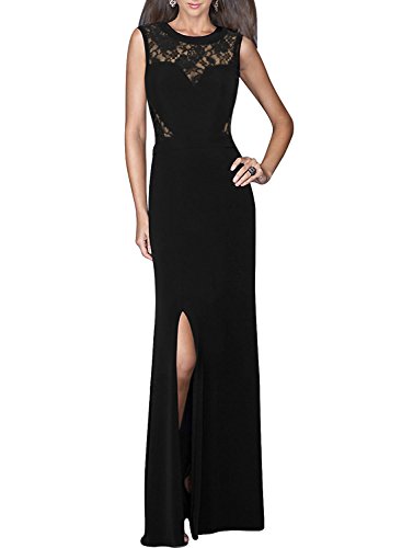 Miusol® Women's Floral Lace Sleeveless Vintage Long Dress