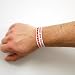 Bar & Event Security Wristbands - Drinking Age Verified - Set of 100
