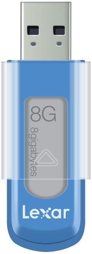 Lexar JumpDrive S50 8 GB USB flash drive - LJDS50-8GBASBNA (Blue)