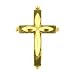 Jewelry : Heavenly Devotion Gold Tone Cross Tac Pin