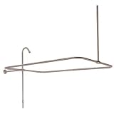 Oil Rubbed Bronze End Mount Shower Riser w/Enclosure