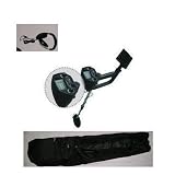 American Hawks Explorer Metal Detector w/ Waterproof Search Coil, Headphone, Bag, Batteries