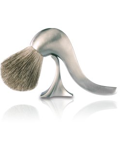 Pipe Brush and Stand Set Nickel