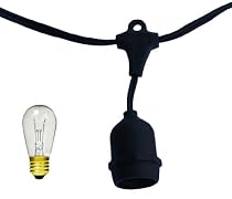 Big Sale Table In A Bag SL4815 String Light, 48-Feet, 15 Light Socket with Bulb