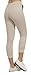 Women's Classic Elastic Drawstring French Terry Casual Marled Jogger Sweatpants