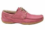 Mens Hush Puppies Don Pink Leather Boat Shoes Size