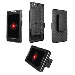 Motorola Droid RAZR XT912 Shell Holster Combo W/ Kick-Stand "Not for Droid RAZR MAXX"