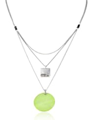 Kenneth Cole New York "Shell Brilliance" Shell Circle Multi-Row Necklace, 20"
