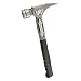 Stiletto TBM14RMS TiBone Mini-14 ounce Replaceable Milled Face Hammer with a Straight 16" Titanium Handle