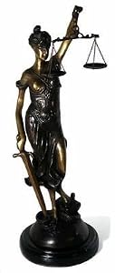 Lady Justice on Marble Statue