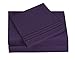 HC COLLECTION 1800 Series Microfiber Sheet & Pillow Case Set(King, Eggplant)