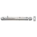 Stainless Steel 304 Spring Loaded Barrel Bolt, Satin Finish, Non Locking, 9-29/64" Bolt Plate Length, 1-3/16" Throw Plate Length (Pack of 1)